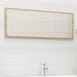 vidaXL Oglinda de baie, stejar Sonoma, 100x1, 5x37 cm, PAL GartenMobel Dekor (804633)