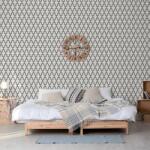 vidaXL DUTCH WALLCOVERINGS Tapet „Geometric, alb si negru GartenMobel Dekor (442590)