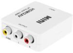 Cabletech Convertor HDMI la RCA (CVBS) + audio, 1080p, Plug & Play, Cabletech (KOM0982)