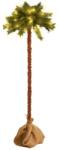 vidaXL Brad de Craciun cu LED-uri, 150 cm GartenMobel Dekor (347633)