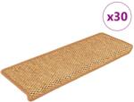 vidaXL Covorase scari autoadezive, 30 buc. aspect sisal, 65x21x4cm sisal GartenMobel Dekor (3365889) Covor