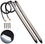  Set lumini de zi LED DRL 12V cu semnalizare dinamica galbena, 27, 5 cm (ZC-D3) (061024-31)