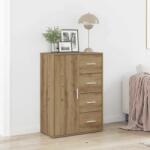 vidaXL Bufet cu sertar Stejar Artizanal 60 x 31 x 84 cm Lemn compozit GartenMobel Dekor (862265) Comoda