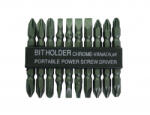 Gadget Biti 2 capete set 10pcs CR-V GD HardWork ToolsRange (390507) Surubelnita