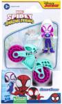 Hasbro Set Ghost-Spider cu motocicleta si figurina Marvel Spidey 6 cm (F3714_F7262) Figurina