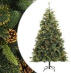 vidaXL Brad de Craciun artificial cu conuri si balamale, 240 cm GartenMobel Dekor (357704)