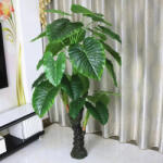 Alessandro Design Planta artificiala Alocasia odora verde, 150 cm, fara ghiveci, pentru interior (AT1CT-SH1A-DRST-PA06/150)