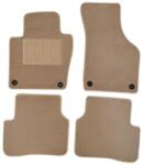 RapidAuto Covorase mocheta bej pentru VW Passat B6, fixare ovala, set 4 piese (840148BEIGE-B6/B7)