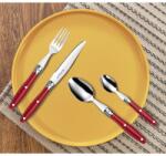 vidaXL Lou Laguiole Set de tacamuri „Comptoir, 24 piese, rosu GartenMobel Dekor (443394) Tacam