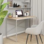 vidaXL Birou de computer, alb si stejar, 110x60x70 cm, lemn prelucrat GartenMobel Dekor (30210)