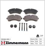 ZIMMERMANN Set placute frana ZIMMERMANN 29200.205. 1 (29200.205.1)
