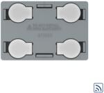 LIVOLO Modul intrerupator cvadruplu wireless cu touch Livolo, standard Italian SmartElectro IntelligentHouse (C9-VL-FC4R-3G)