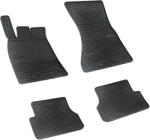 RapidAuto Set covorase auto cauciuc Audi A6 C7 si A7 Sportback, negre, 4 piese (D0730)