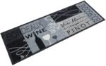 vidaXL Covor de bucatarie lavabil Wine, gri, 45x150 cm, catifea GartenMobel Dekor (4005599) Pres