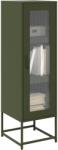 vidaXL Dulap înalt, verde masliniu, 36x39x123 cm, otel laminat rece GartenMobel Dekor (853396) Comoda