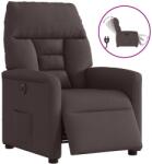 vidaXL Fotoliu rabatabil electric, maro închis, material textil GartenMobel Dekor (3303017)