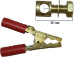 RealParts Cleste baterie auto 400A din cupru cu izolatie rosie, deschidere 30 mm (507036)