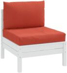 vidaXL Perne de paleti, 2 buc. melanj rosu, material textil GartenMobel Dekor (4002647)