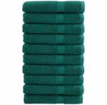 vidaXL Prosoape premium SOLUND 10 buc. verde 100x200 cm 600 gsm GartenMobel Dekor (137343) Prosop