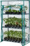Strend Pro Minisera cu folie Strend Pro Greenhouse, 3 polite, 46x24x80 cm (2173648)