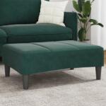 vidaXL Taburet, verde închis, 77x55x31 cm, catifea GartenMobel Dekor (4007377)