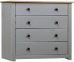 vidaXL Dulap lateral, gri, 80 x 40 x 73 cm, gama pin de Panama GartenMobel Dekor (282659) Comoda