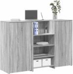 vidaXL Birou de receptie Gri Sonoma 155x50x103, 5 cm Lemn prelucrat GartenMobel Dekor (3324201)
