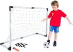 Kruzzel Set Joc de Fotbal pentru Copii cu Poarta Mare cu Plasa, Minge si Pompa pentru Umflat Incluse (5617)