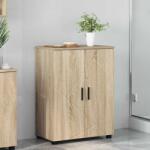 vidaXL Dulap de Baie Stejar sonoma 60 x 35 x 80 cm Lemn compozit GartenMobel Dekor (883306)