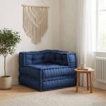 vidaXL Unitate de canapea modulara Indigo 70 x 70 x 56 cm Tesatura GartenMobel Dekor (4019041)