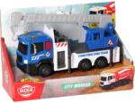 Simba Toys Macara de constructii Dickie Toys City Worker, albastra, 17 cm, cu lumini si sunete (203722014_ALBASTRU)