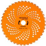 DETOOLZ Disc vidia pentru motocoasa 40T, Ø230 mm, prindere 25, 4 mm, Detoolz Power (DZ-MC7001-S001-G01)