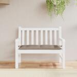 vidaXL Perna banca de gradina, gri taupe, 110x50x7 cm, material oxford GartenMobel Dekor (361819)