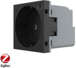 LIVOLO Priza inteligenta pentru perete Livolo ZigBee, Fara rama, 16A, Wi-Fi, Compatibil cu Alexa si Google Home SmartElectro IntelligentHouse (VL-FCTC16AZ-2BP)