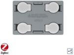 LIVOLO Modul intrerupator cvadruplu cap scara / cruce cu touch Livolo, protocol ZigBee, standard Italian SmartElectro IntelligentHouse (C9-VL-FC4SZ-3G)