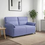 vidaXL Canapea 100% poliester, cadru din metal, MDF, placaj GartenMobel Dekor (42033910) Canapea