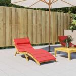 vidaXL Perna de sezlong, rosu, 180x60x4 cm, textil Oxford GartenMobel Dekor (361858)