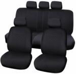 Carpoint Huse scaun auto Berlin, set 9 piese, universale, negre, compatibile airbag (CAR0310358)