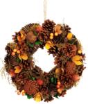 MagicHome Coronita decorativa de toamna MagicHome Nature cu conuri, 30 cm (8091698)