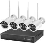 Kruger Matz Set supraveghere video NVR WiFi cu 4 camere 1080p, Tuya C200, IP66 (KM2240)