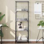 vidaXL Raft de carti, gri sonoma, 50x33x153 cm, lemn prelucrat GartenMobel Dekor (835277) Biblioteca