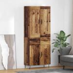 vidaXL Bufet cu sertar Lemn Vechi 69, 5 x 34 x 180 cm Lemn compozit GartenMobel Dekor (3415719) Comoda