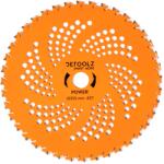 DETOOLZ Disc pentru motocoasa 40T Vidia 255 mm, prindere 25.4 mm, Detoolz Power (DZ-MC7002-S001-G01)