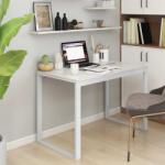 vidaXL Birou de computer, alb, 110x60x73 cm, lemn prelucrat GartenMobel Dekor (30197)