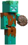 Mattel Figurina Minecraft Drowned 8 cm articulata cu piesa Build A Portal (MTGTP08_JCN41) Figurina