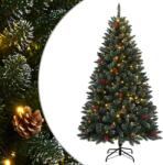 vidaXL Brad de Craciun artificial cu 300 LED-uri, 210 cm GartenMobel Dekor (3315756)