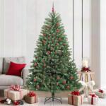 vidaXL Brad de Craciun artificial cu ramuri articulare Verde 210 cm GartenMobel Dekor (3395496)