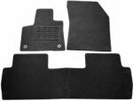 RapidAuto Covorase mocheta Peugeot 5008 II 2016-prezent, negre, set 3 piese (840436BLACK)