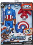 Hasbro Figurina Captain America Titan Hero Blast Gear, 30 cm, Hasbro (E7374) Figurina
