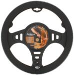 Car Plus Husa pentru volan Artisan M 37-39 cm, negru/alb, imitatie piele (SUMHMA30BW)